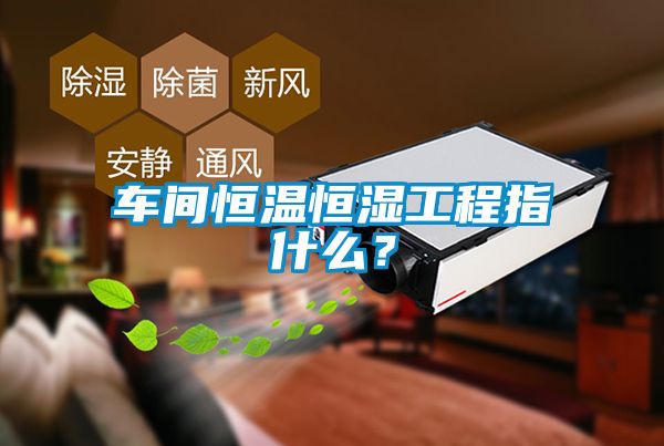 車間恒溫恒濕工程指什么？