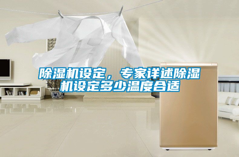 除濕機設定，專家詳述除濕機設定多少溫度合適