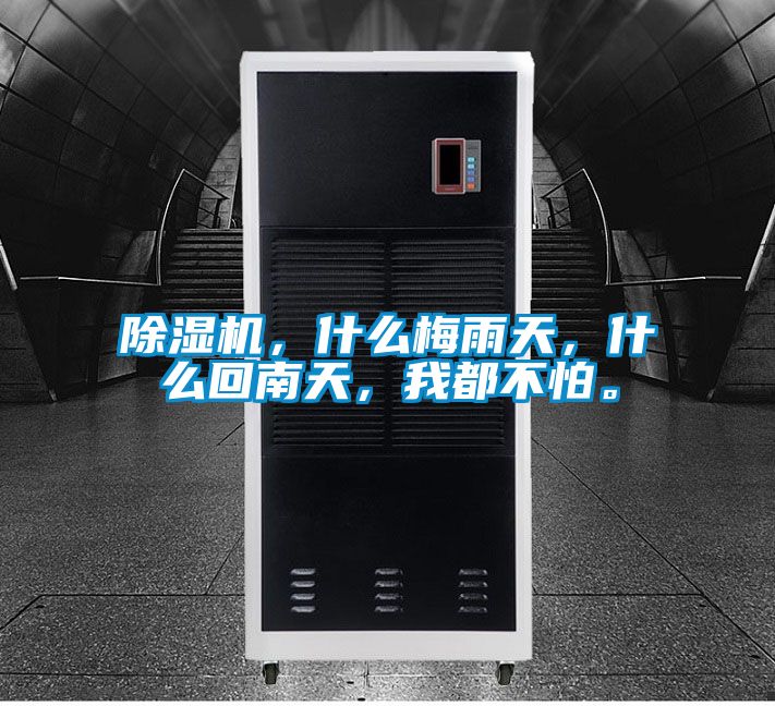除濕機，什么梅雨天，什么回南天，我都不怕。